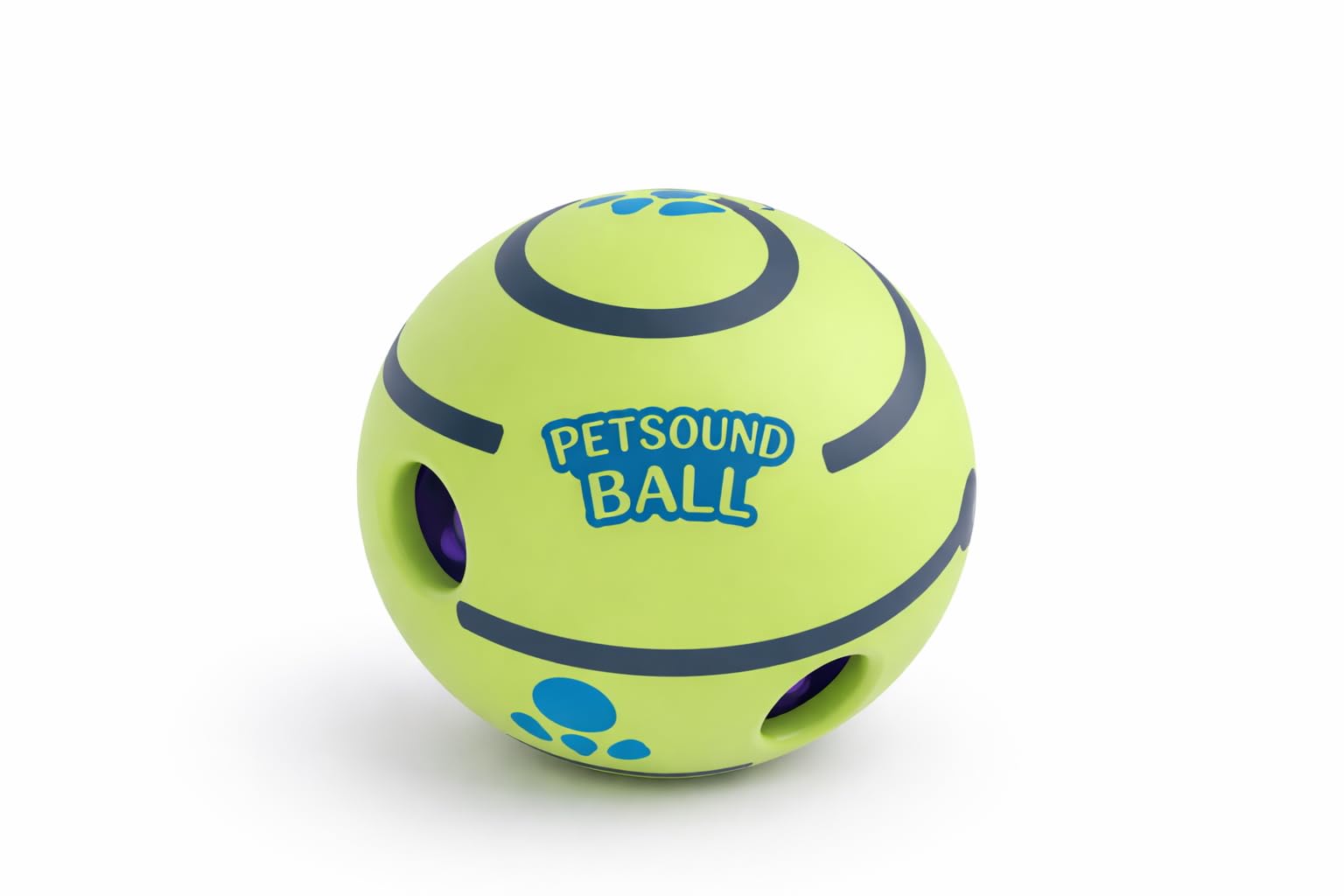 Macushla Dog Squeaky Ball Toy for Dogs  Durable Interactive Chew Ball for Puppies, Small, Medium & Large Dogs  14cms