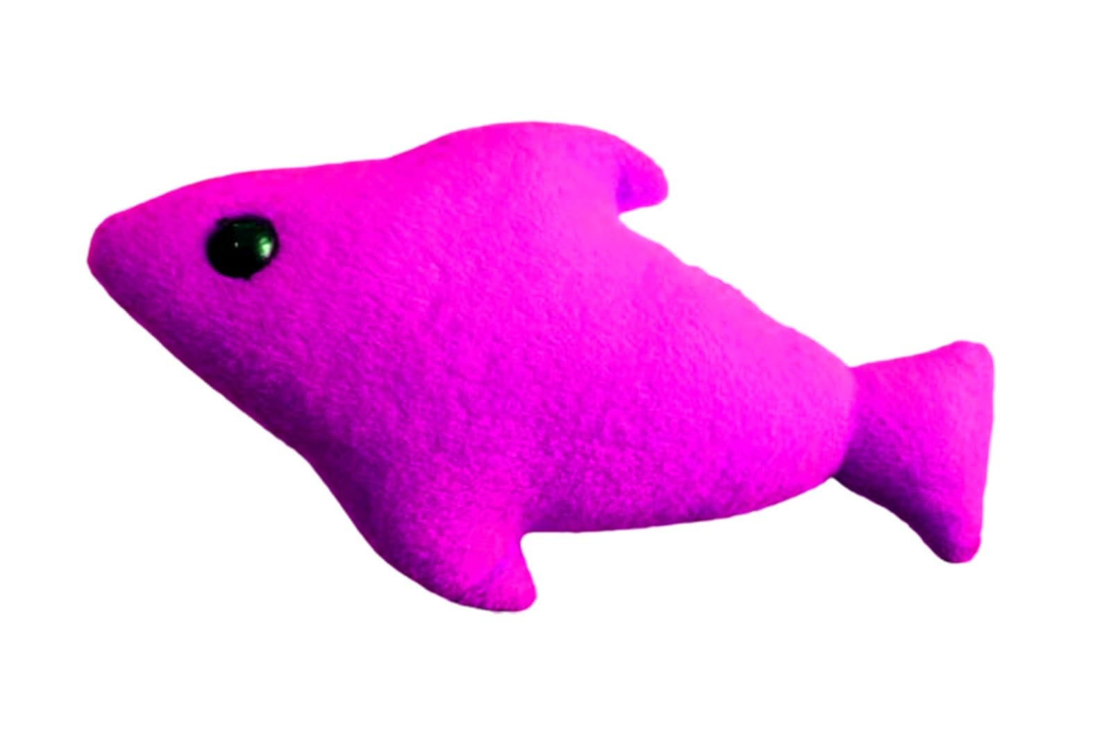 D&C Paws Soft Stuffed Plush Fish Toy | Cat 10X6Cm Fish Chew Toy | Cat Teaser Creative Pet Supplies Soft Fish Toy Ideal For Playi
