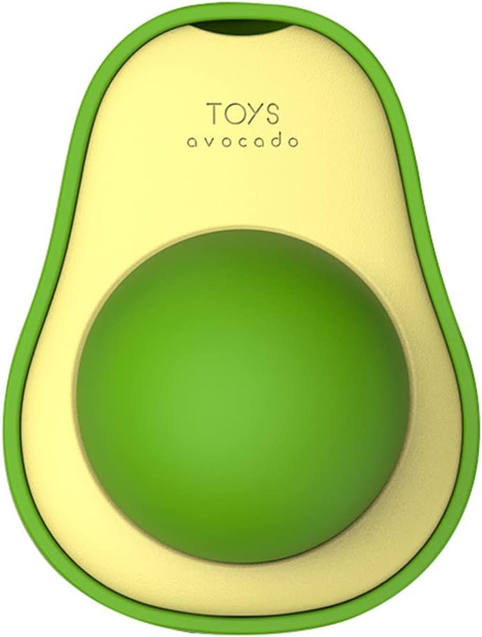 Dog Trust Avocado Catnip Wall Ball Cat Toys Catnip Edible Licking Balls Snack Healthy Rotatable Treats Toys Kitten Playing Toy