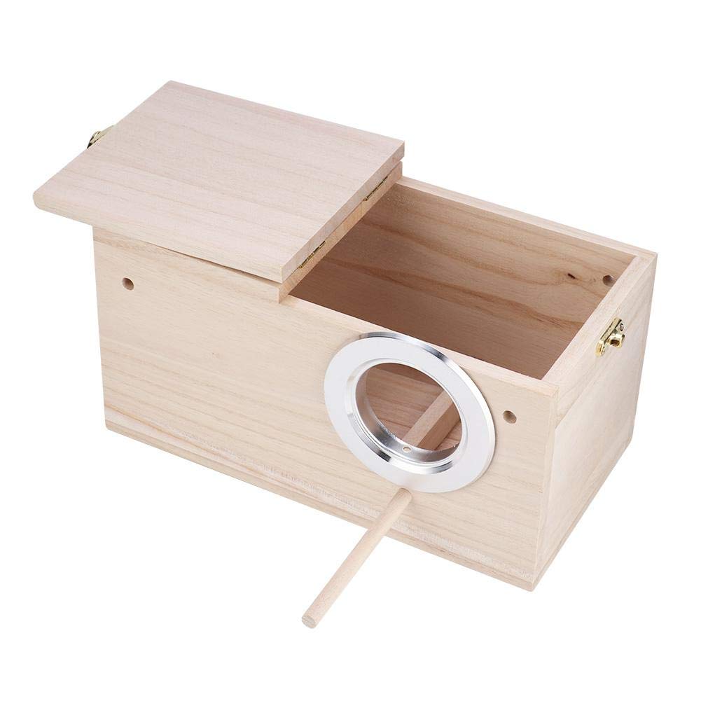 Bird Breeding House With Stand Bird Aviary Cage Box, Bird Breeding Box, Bird House For Budgerigars For Parrot(Left Opening)