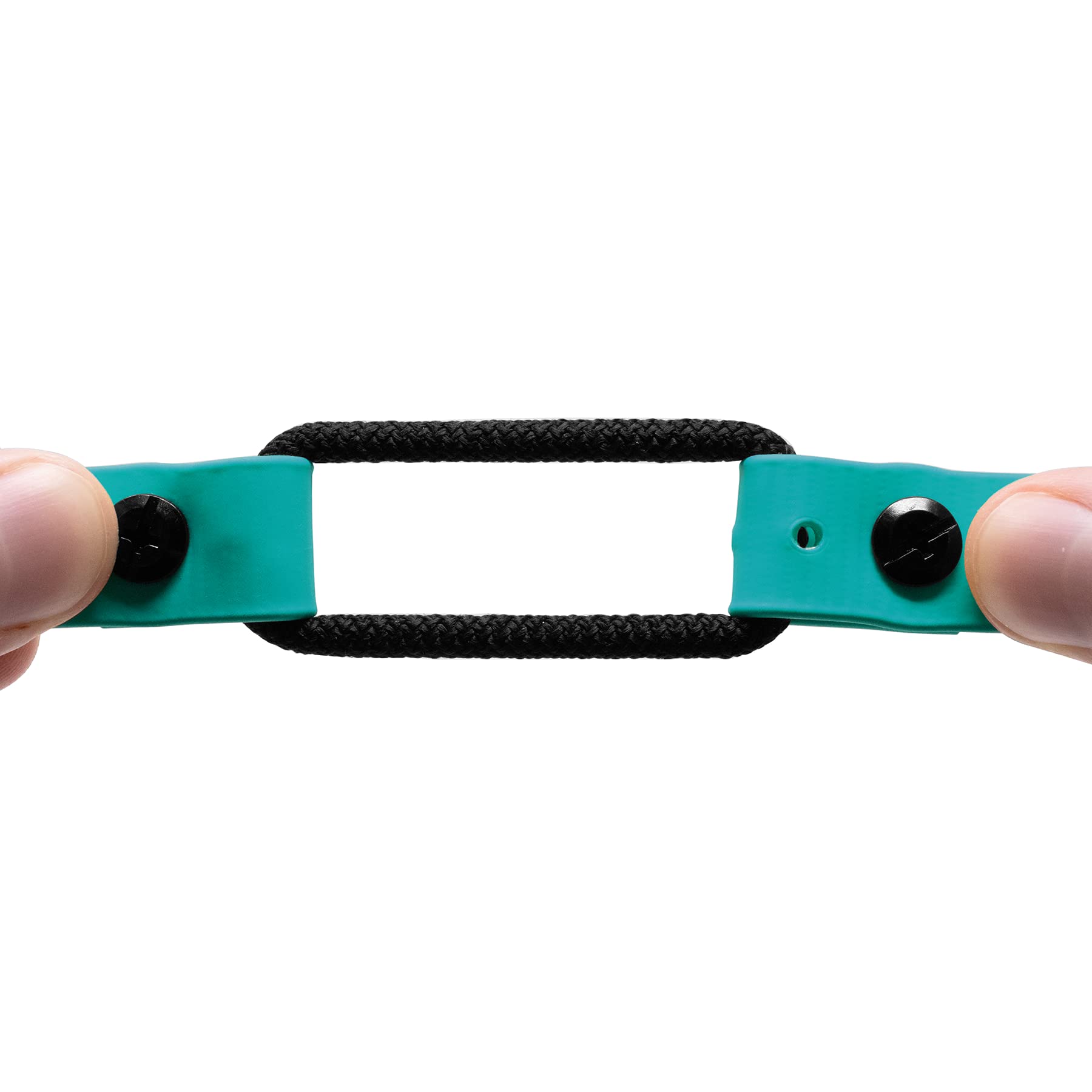 Educator Quick Snap Bungee Dog Collar, Biothane, Waterproof, Odorproof, Easy Connect And Disconnect Clasp And D Ring With Comfort Bungee Loop, Adjustable For Custom Fit, 3/4-Inch, Teal