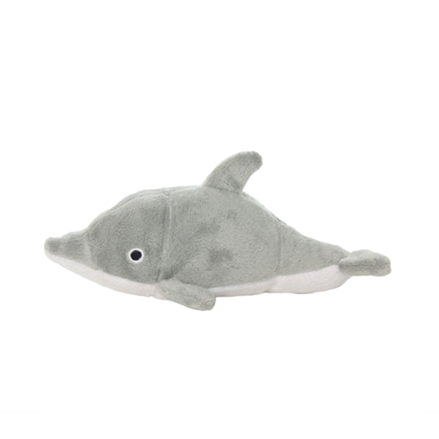 Mighty- Ocean Junior Dolphin - Squeaker-Multiple Layers. Made Durable, Strong & Tough. Interactive Play Dog Toy (Tug, Toss & Fet