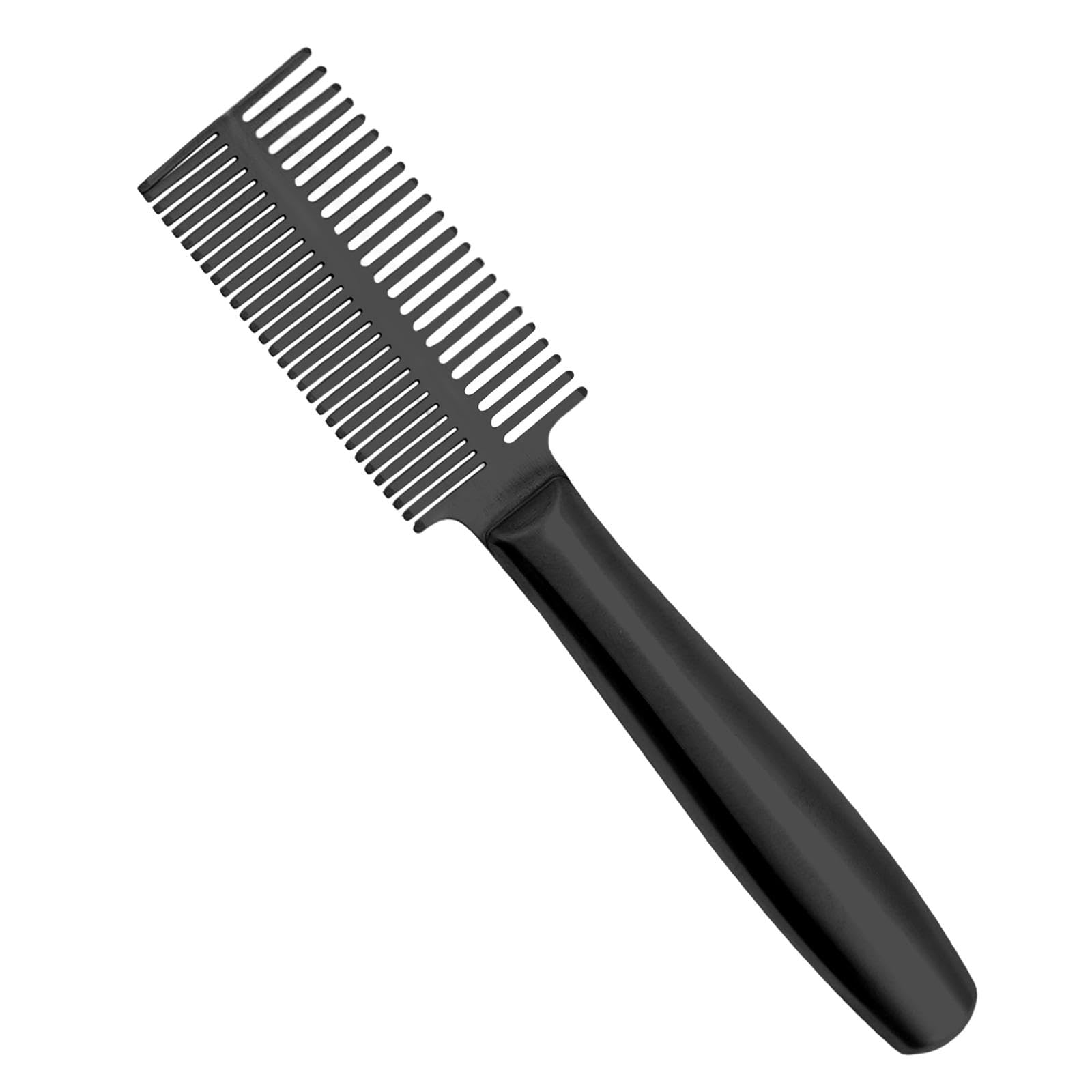 Ecomistiq Pet Hair Comb Cat Shedding Dog For Long And Short Puppy Black Double Row| Brushes Combs & Rakes| Grooming | Supplies |