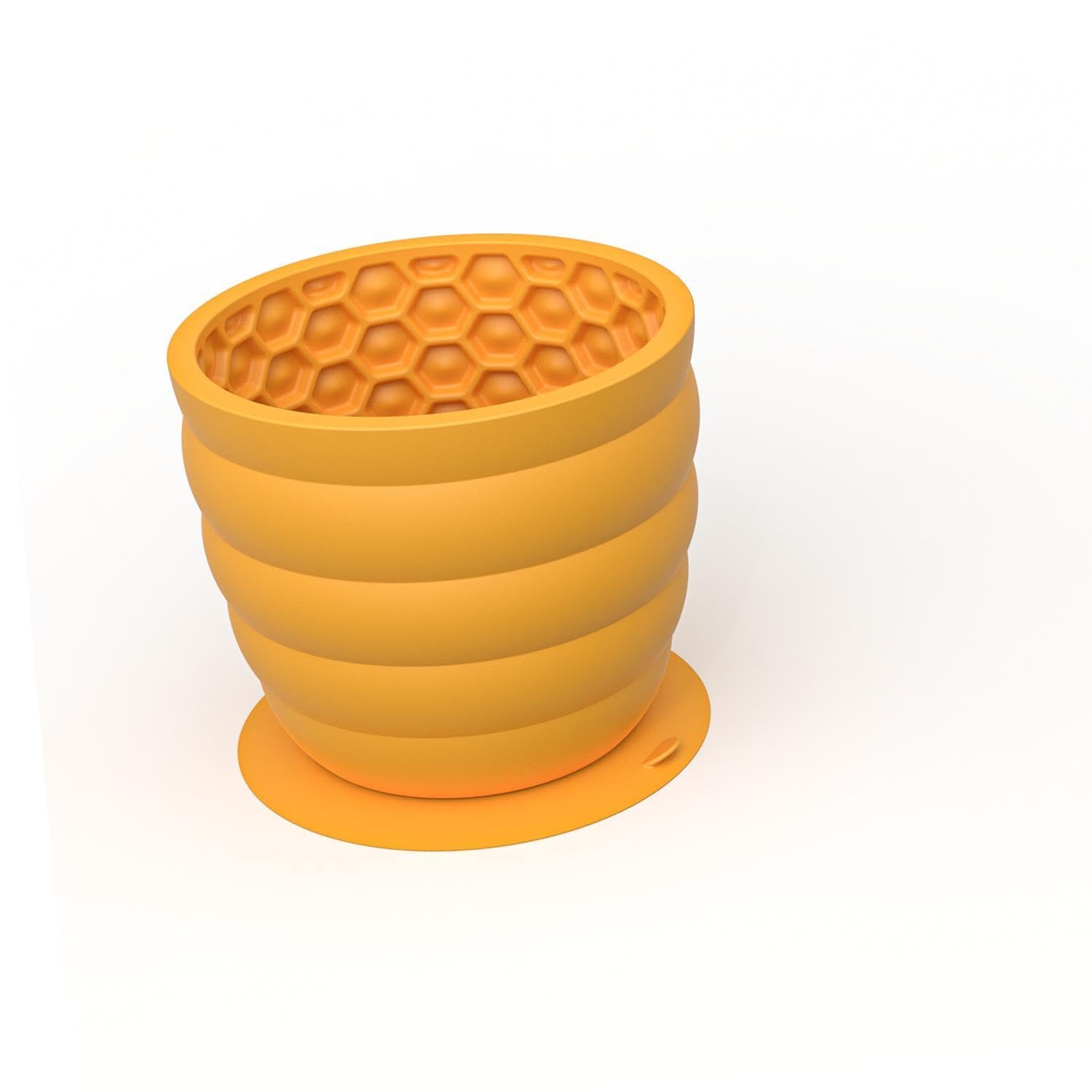 Calandis Slow Feeder Dog Bowl Pet Accessories Cat Slow Feeder Bowl For All Dogs Puppy L Orange | Dishes, Feeders & Fountains | D