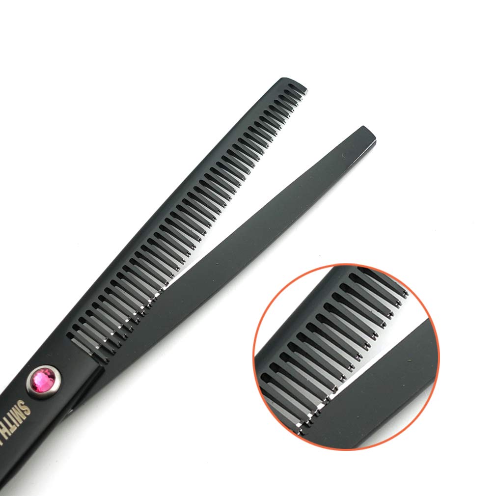 7.0 Inches Professional Dog Grooming Scissors Set Straight & Thinning & Curved & Chunkers 4Pcs In 1 Set (With Comb)