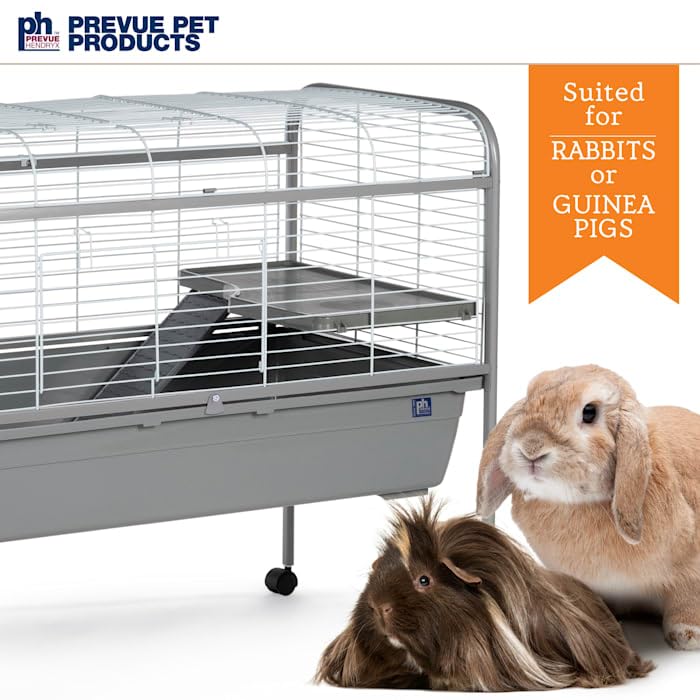 Jumbo Small Animal Home with Stand Gray
