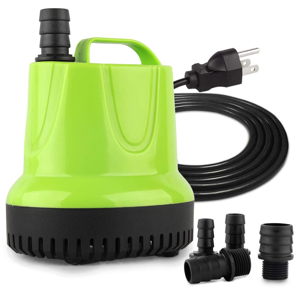 Freesea 845 Gph 60W Submersible Water Pump For Pond Aquarium Hydroponics Fish Tank Fountain Waterfall