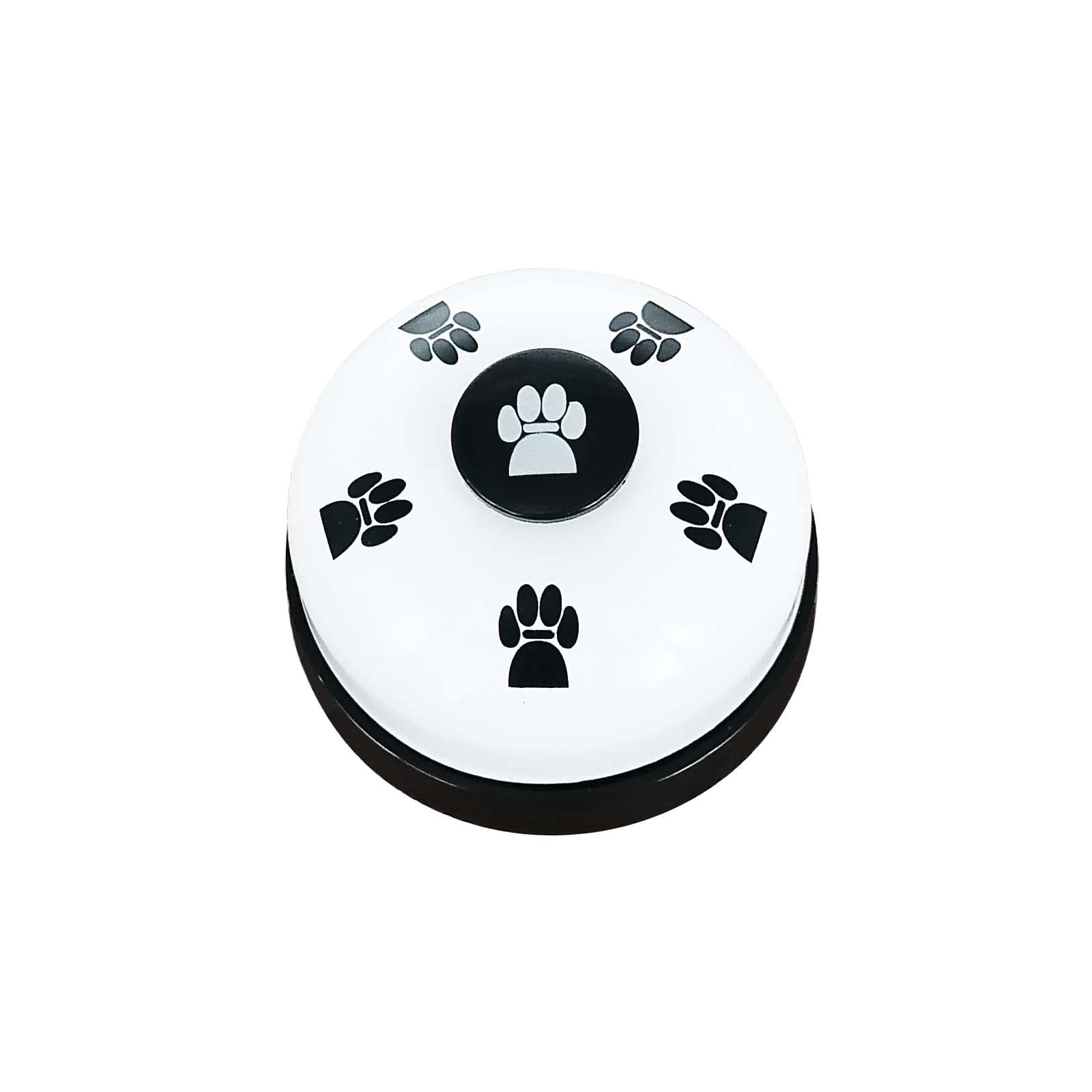 Pet Training Bell, 1 Pack Call Bell For Dog Or Cat, 2.83 Inch Diameter With Metal Construction, White