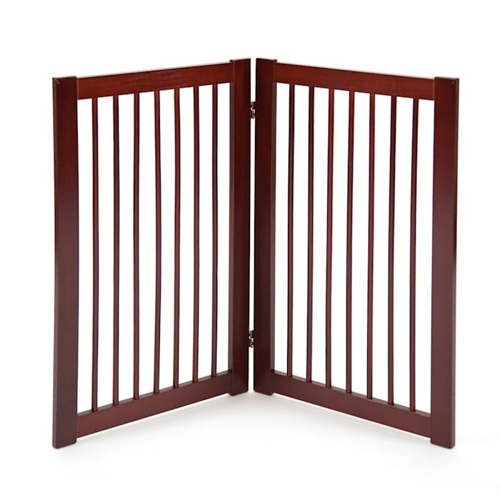 Primetime Petz 33239-E8 Extension Kit for 360 Configurable Walk Through Folding Pet Gate ,Walnut,36