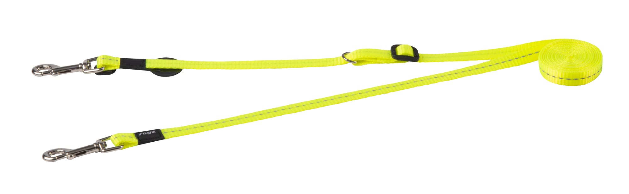 Control Multi-Leash Small - Dayglo Yellow