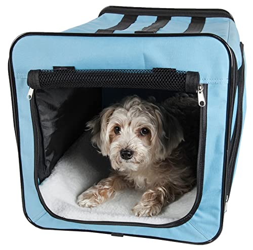 Pet Life Pet Crate, Blue, X-Large