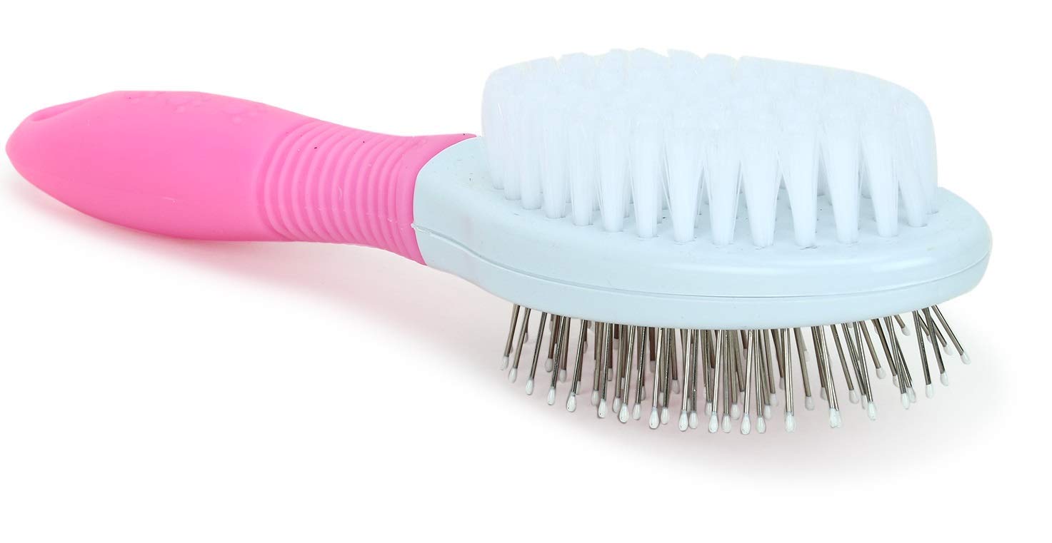 The Pets Company Double Sided Pin Grooming Brush, Dog Shedding Brush Medium And Large Dogs