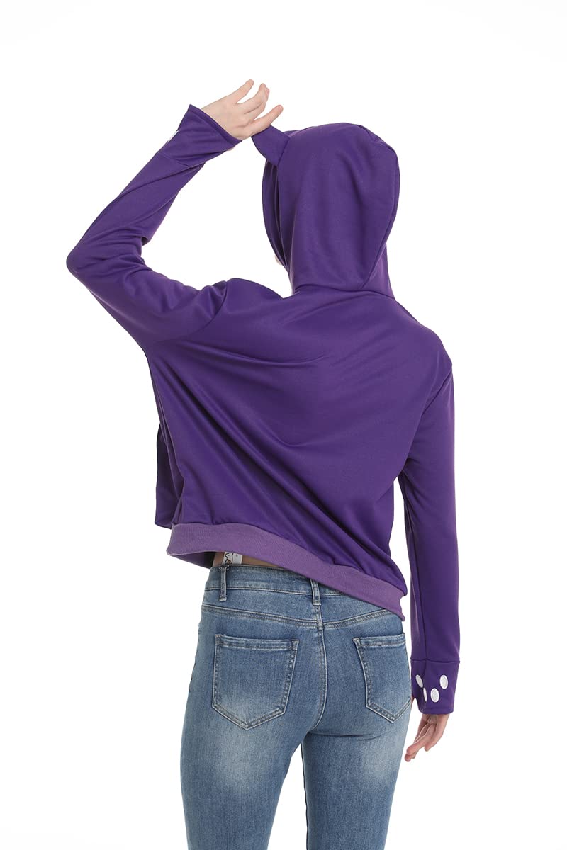 Linyuchen Cat Dog Pouch Hoodie Large Pet Pouch Sweatshirt Puppy Kitten Holder Carrier Pullover Shirt Unisex Hoodies Purple