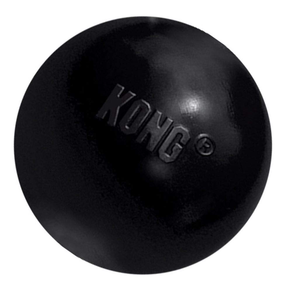 KONG Extreme Ball with Hole - Dog Fetch Toy - Durable Dog Ball Toy for Training, Interactive Playtime & More - Natural Extreme R
