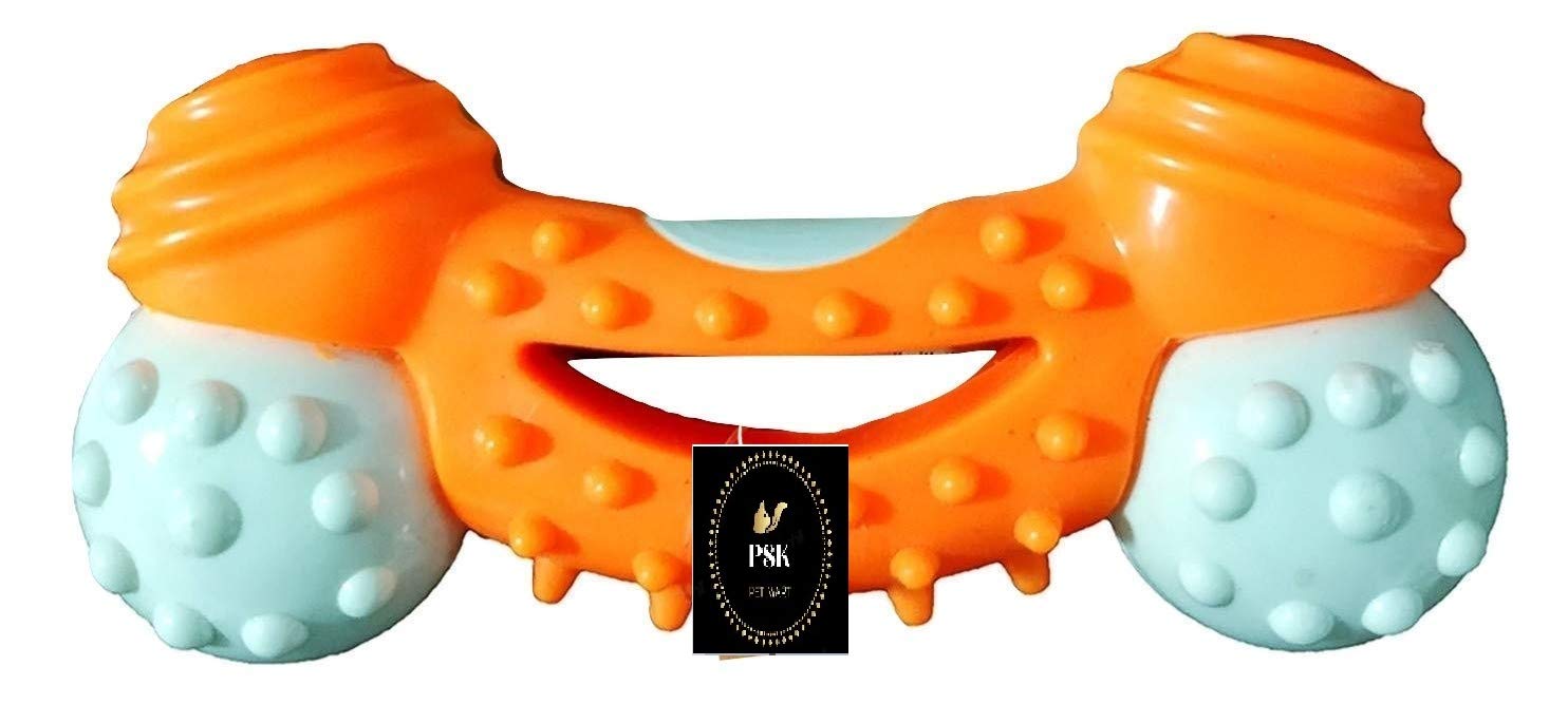 Psk Chew Hard Knotted Bone Shape Dental Teething Toy For Dogs And Puppies