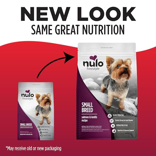 Nulo Freestyle Small Breed Dog Food, Premium Adult and Puppy Grain-Free Dry Smaller Sized Kibble Food, with BC30 Probiotic for H