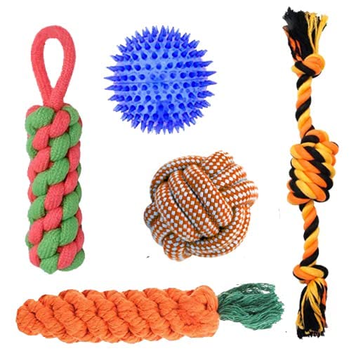 Dog Trust Toys For Puppy Toys + Teething Playing Fun Toy + Dog Puppy + Carrot Toy + Cotton Ball + Led Ball + Rope Toys Gums Mass