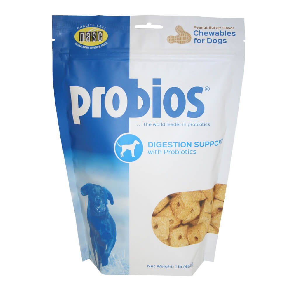 Probios Dog Treats - Digestion Support - 1lb Pouch