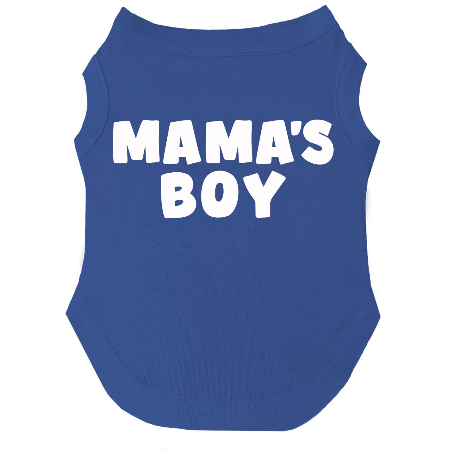 Mama'S Boy Mother'S Day, Valentine'S Day Dog Tee Shirt Sizes For Puppies, Toys, And Large Breeds (Royal Blue, 3X-Large 944)