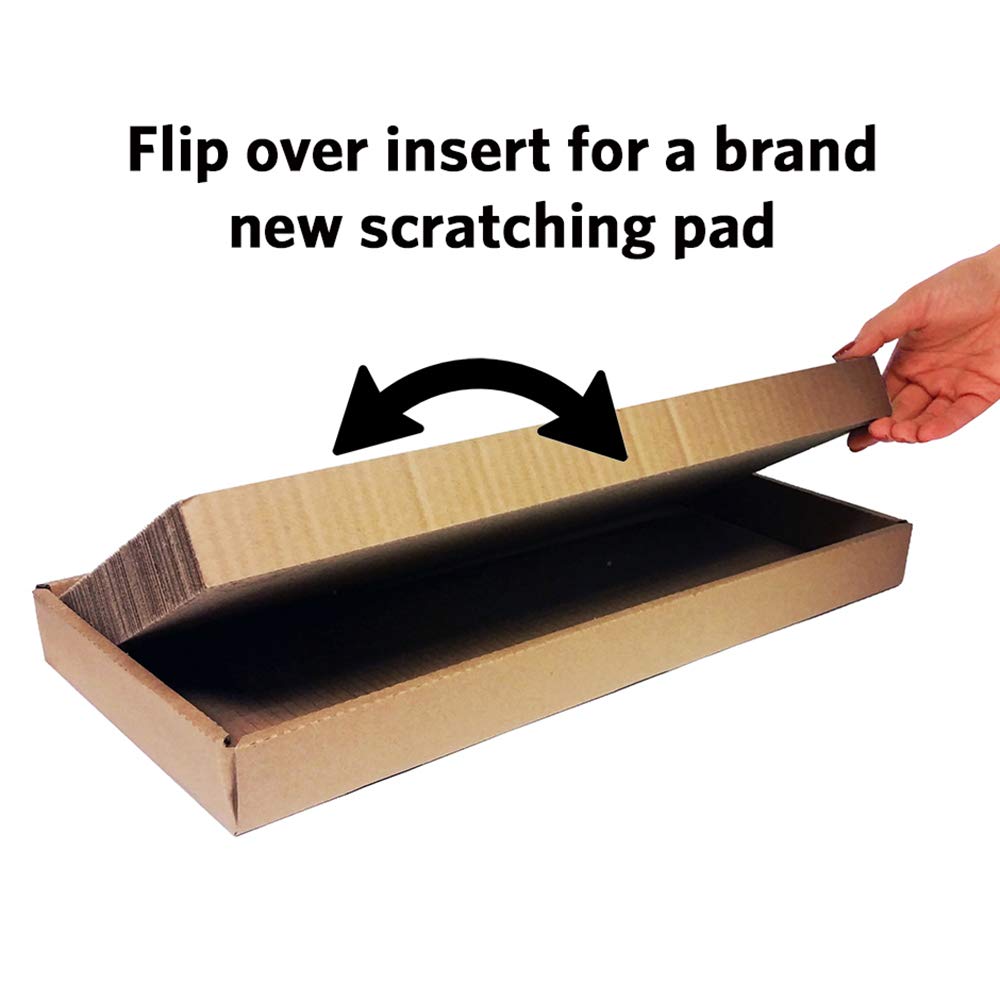 MidWest Homes for Pets Catty Scratch Cat Scratching Pad, Small, Brown, Cardboard, Model 136S