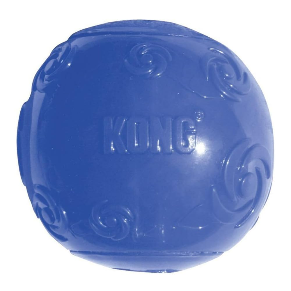 Kong Squeezz Ball Dog Toy - Assorted X-Large (3.5'' Diameter) - Pack Of 3