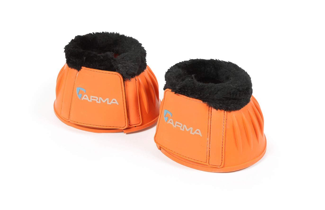 Shires Arma Fleece Trim Bell Boot (Orange, Cob)