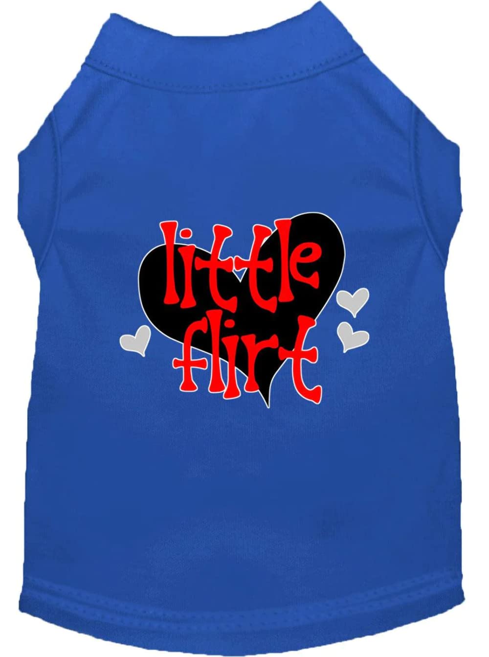 Pet Dog & Cat Shirt Screen Printed, "Little Flirt" Light Pink 3XL (25-35 lbs.)