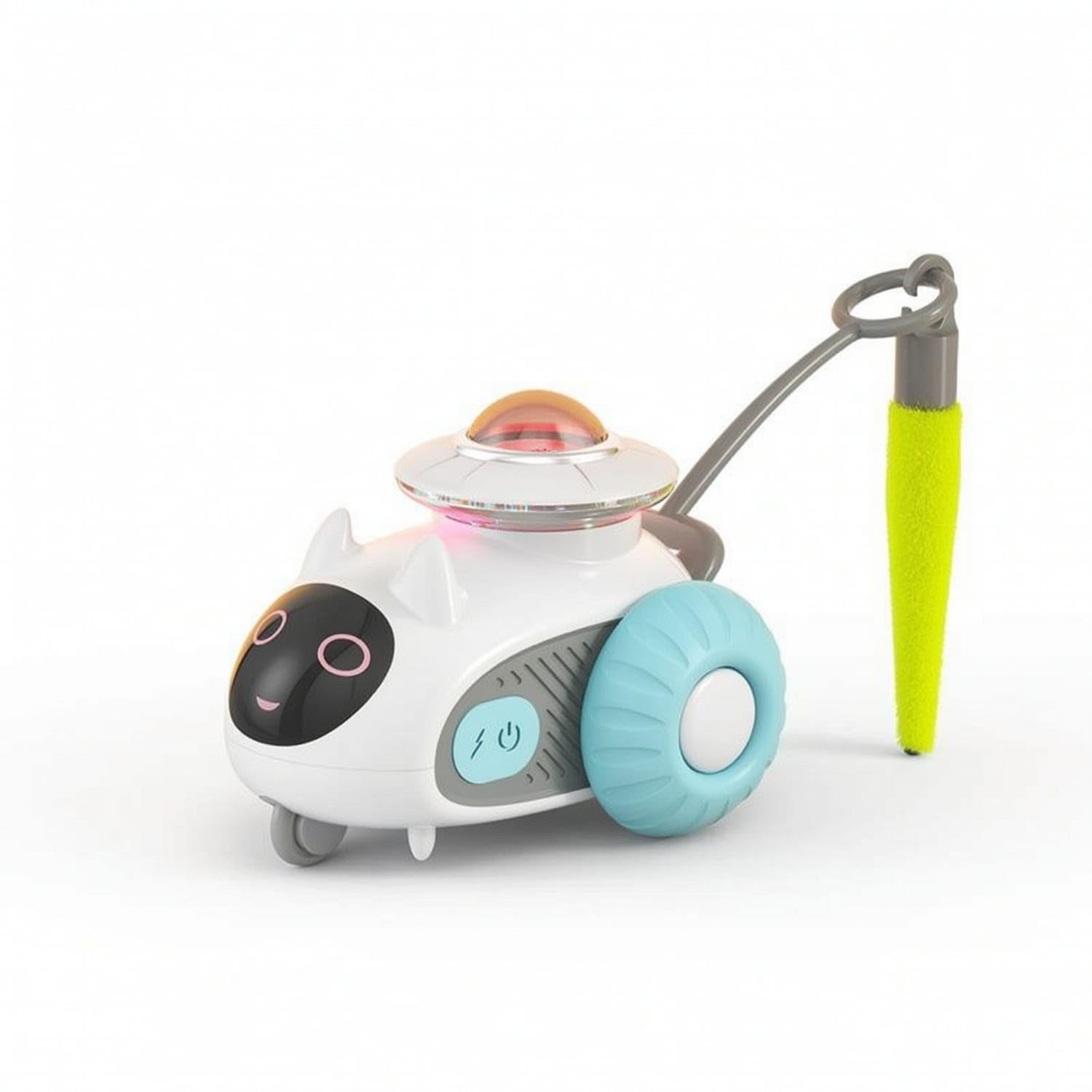 Zoomella Interactive Wireless Control Mouse Toy UsbRechargeable Toy Car With Fuzzy Wand Compact Robotic Mouse LongLasting For