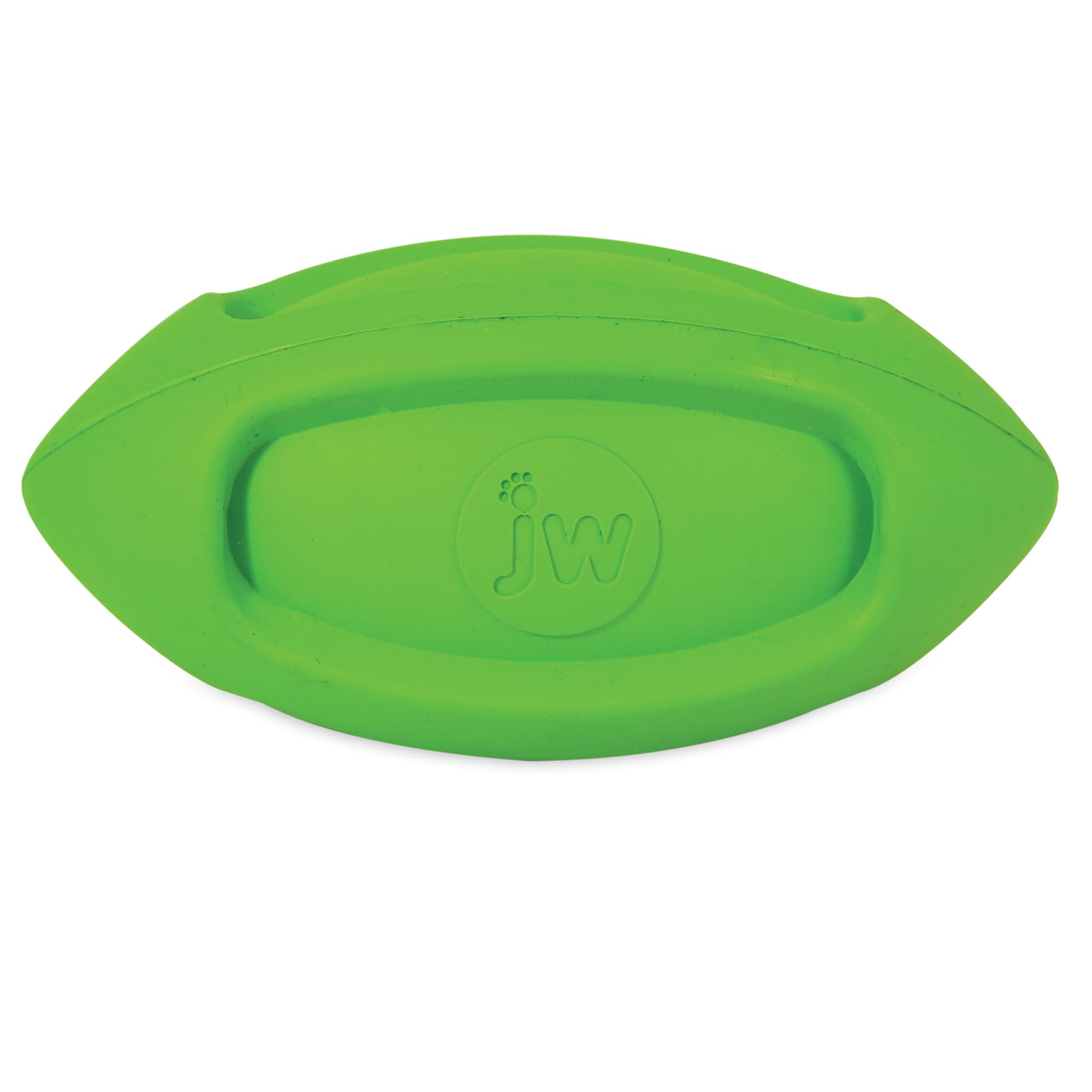 JW Pet Company iSqueak Funble Football Dog Toy, Small, Blend Material, Colors Vary, Model 40027