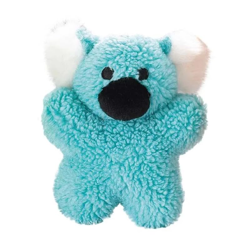 Zanies Cuddly Berber Baby Dog Toy 4-Pack (Bunny, Elephant, Koala, And Lamb)