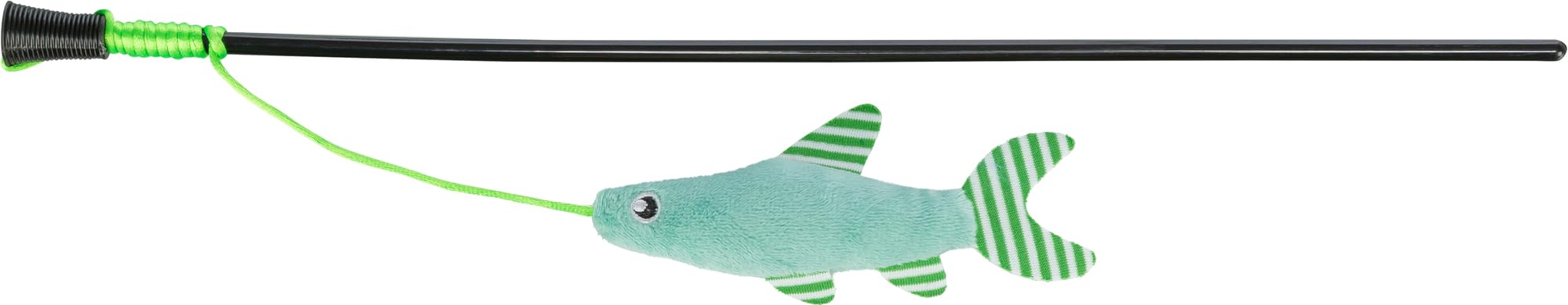 Trixie Playing Rod With Fish Plastic/Plush Catnip 42Cm