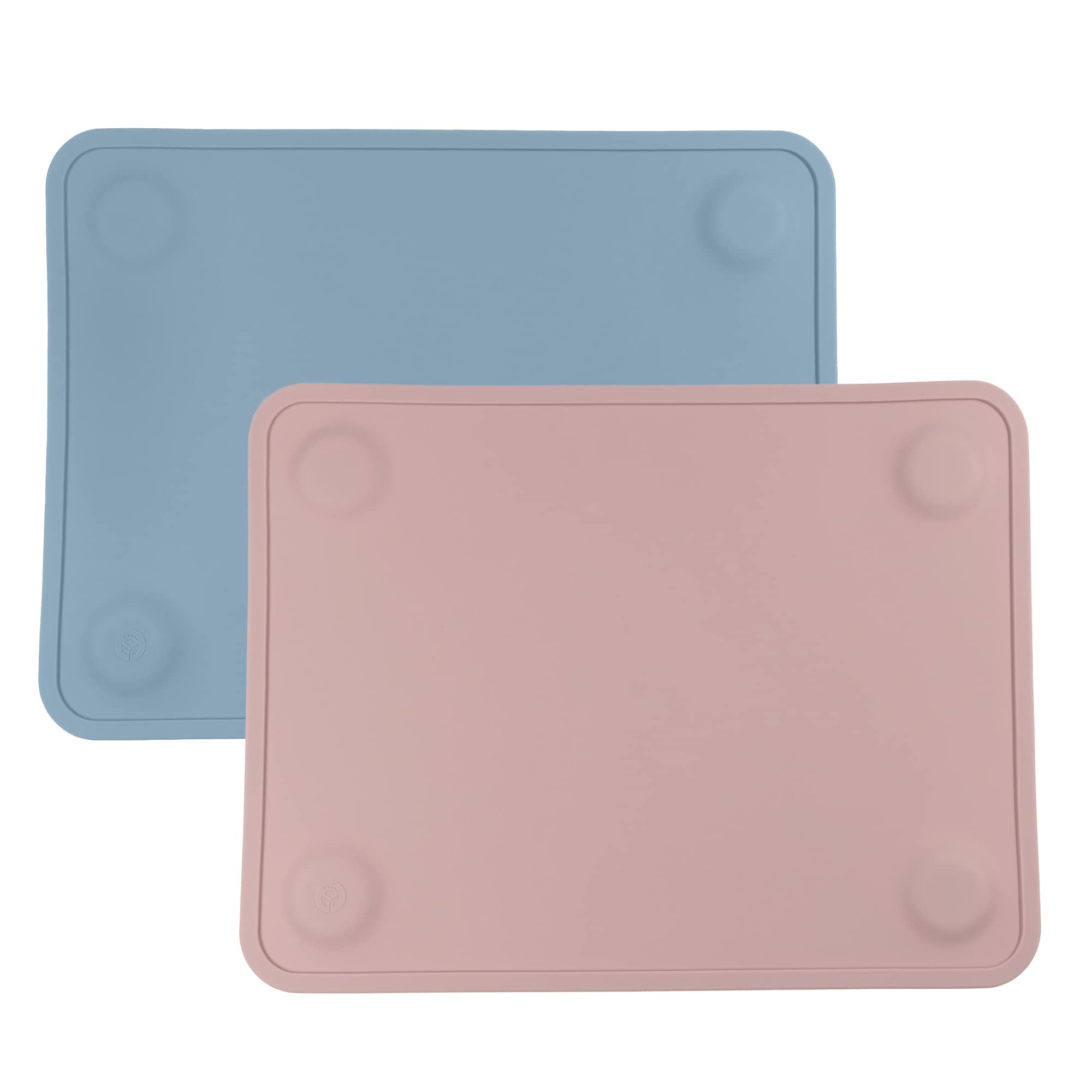 WeeSprout Silicone Suction Placemats for Babies, Toddlers  Kids, Durable Food grade Silicone with Non-Slip Suction, Dishwasher S