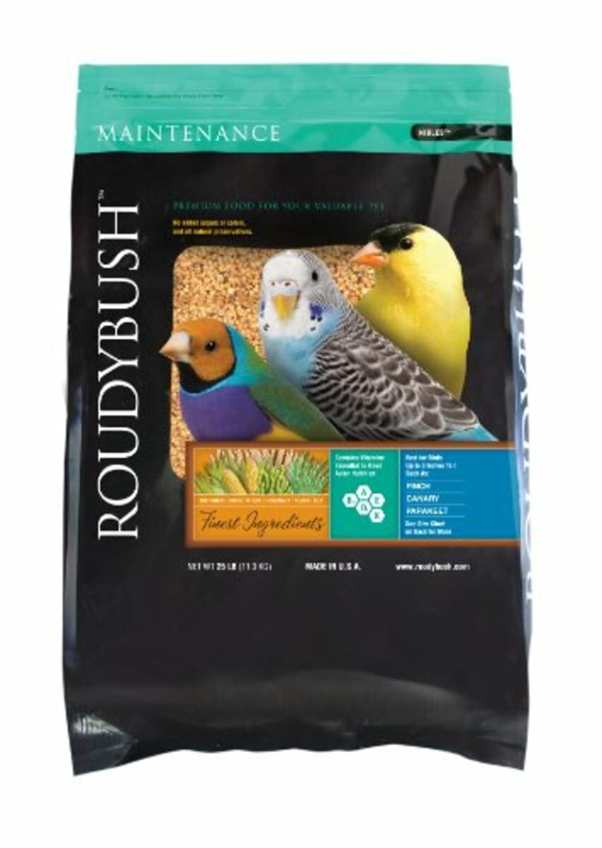 Roudybush Daily Maintenance, Nibbles Bird Food, 25-Pound (225NIDM)