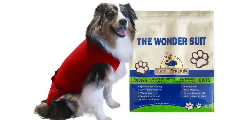 SurgiSnuggly Dog Suspenders for Diapers Female OR Male Disposable Dogggie Diapers Keeper It s A Dog Diaper Holder- Wrap Around 
