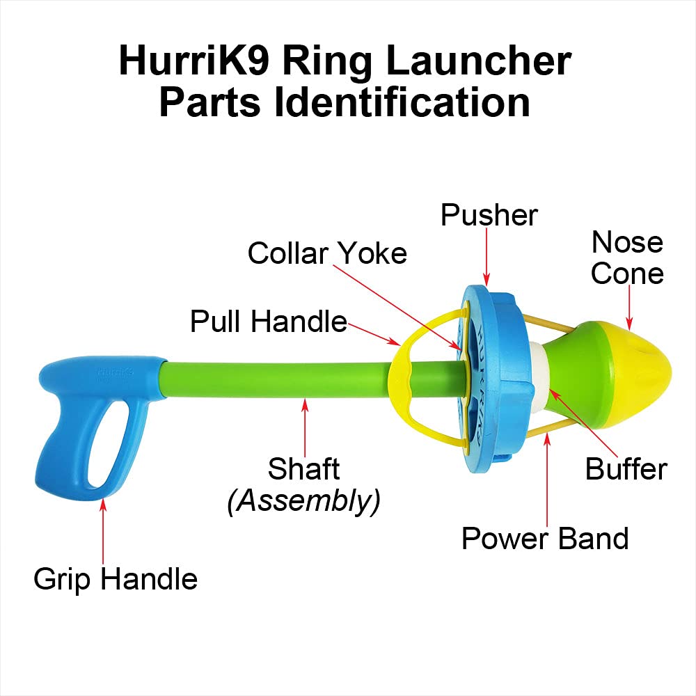 Hurrik9 - Flying Ring Launcher - Replacement Part - Buffer - Set Of 2