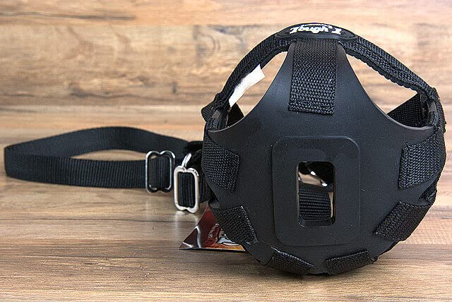 Tough 1 Easy Breathe Poly/Nylon Grazing Muzzle, Pony, Black