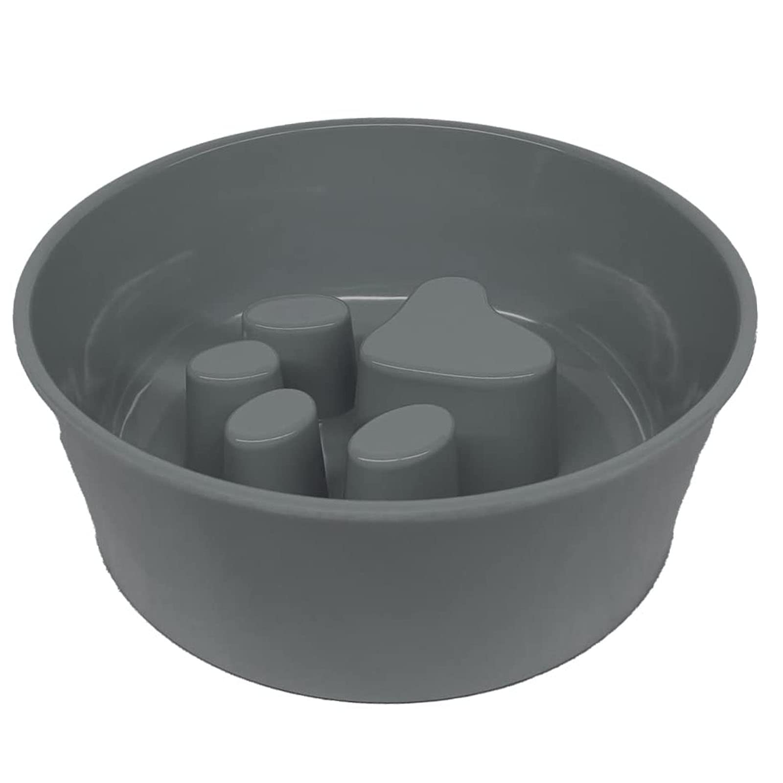 Emily Pets Pet Bowl For 100% Melamine & Premium Stainless Steel Dog Cat Bowls Slow Feeding Dog Bowls Cat For Slow Food Treat Pet