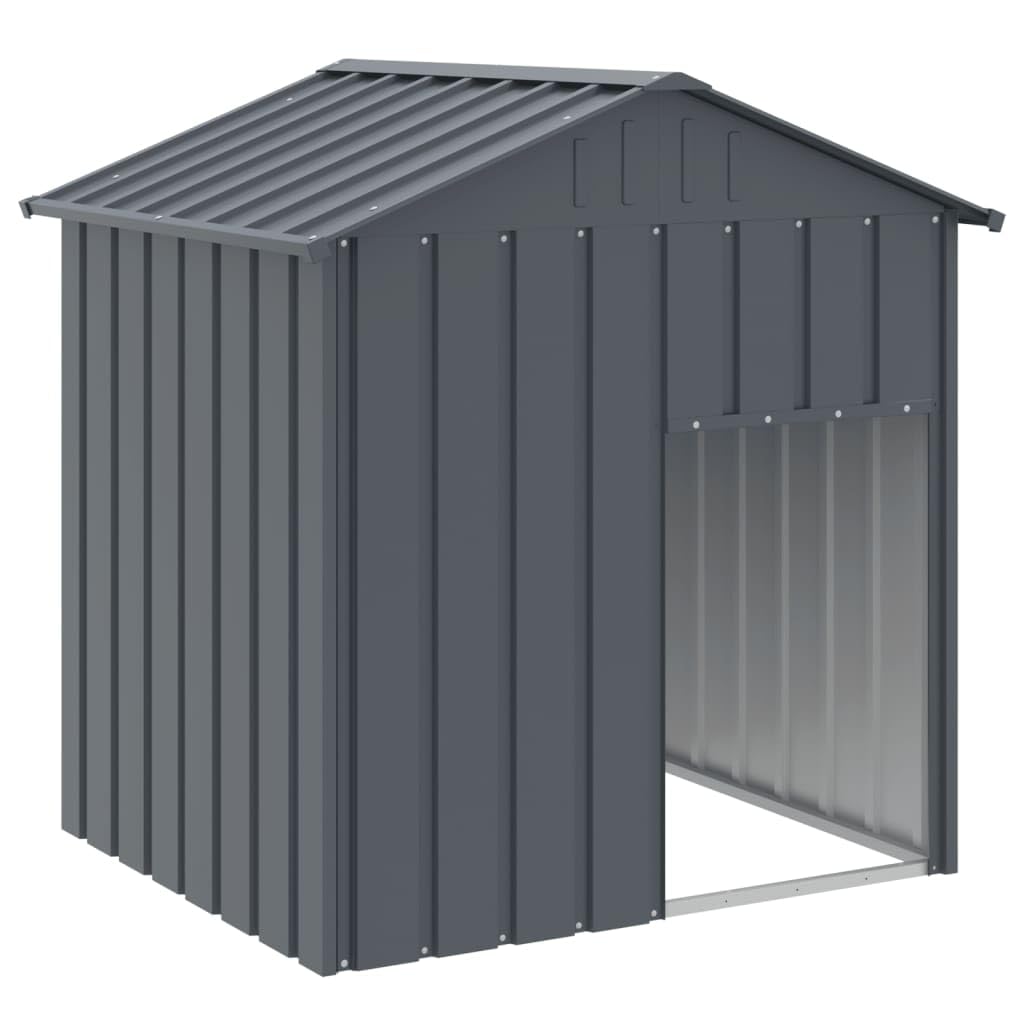 vidaXL Dog House with Roof Anthracite 46.1x40.6x48.4 Galvanized Steel
