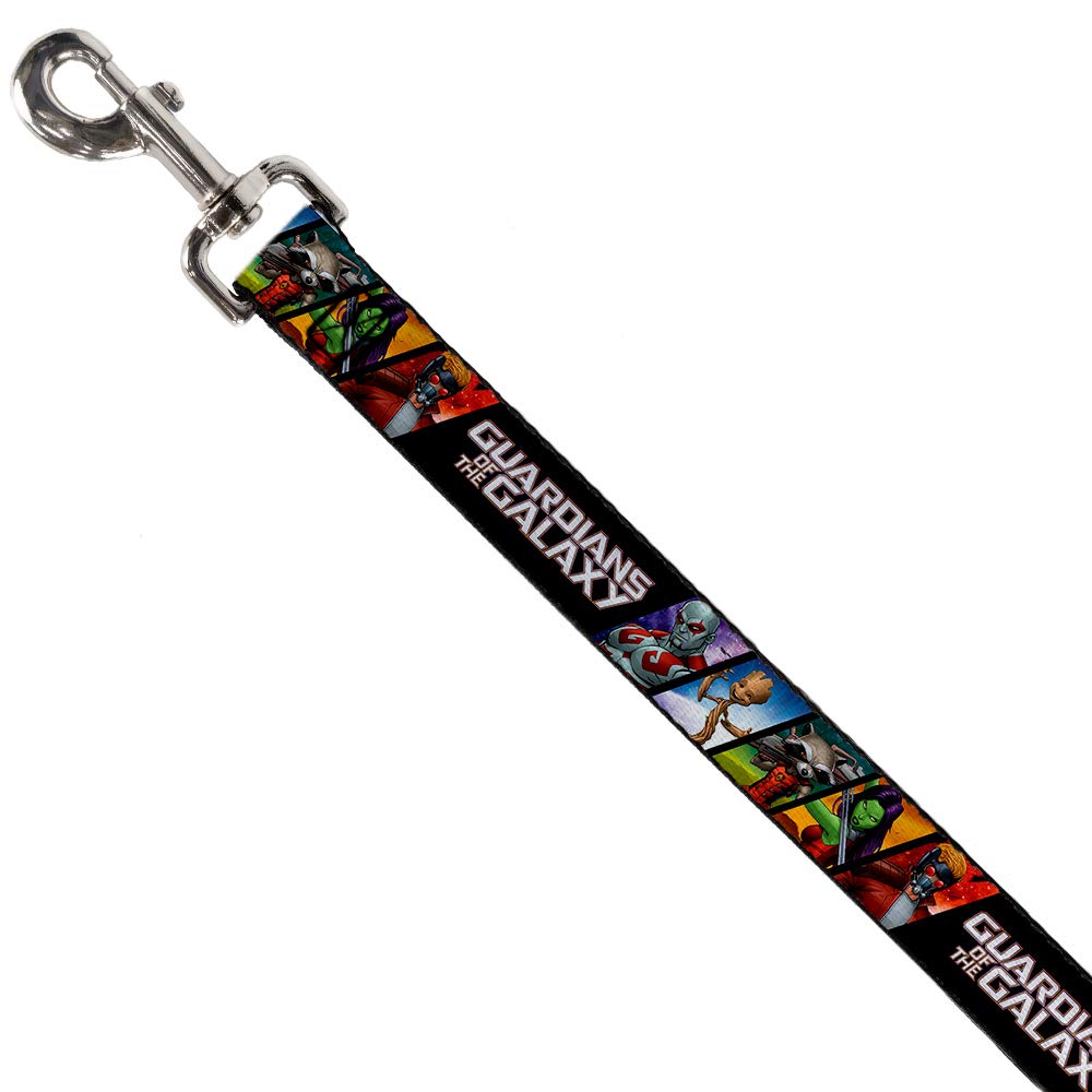 Dog Leash Guardians Of The Galaxy 5 Character Pose Blocks 6 Feet Long 0.5 Inch Wide