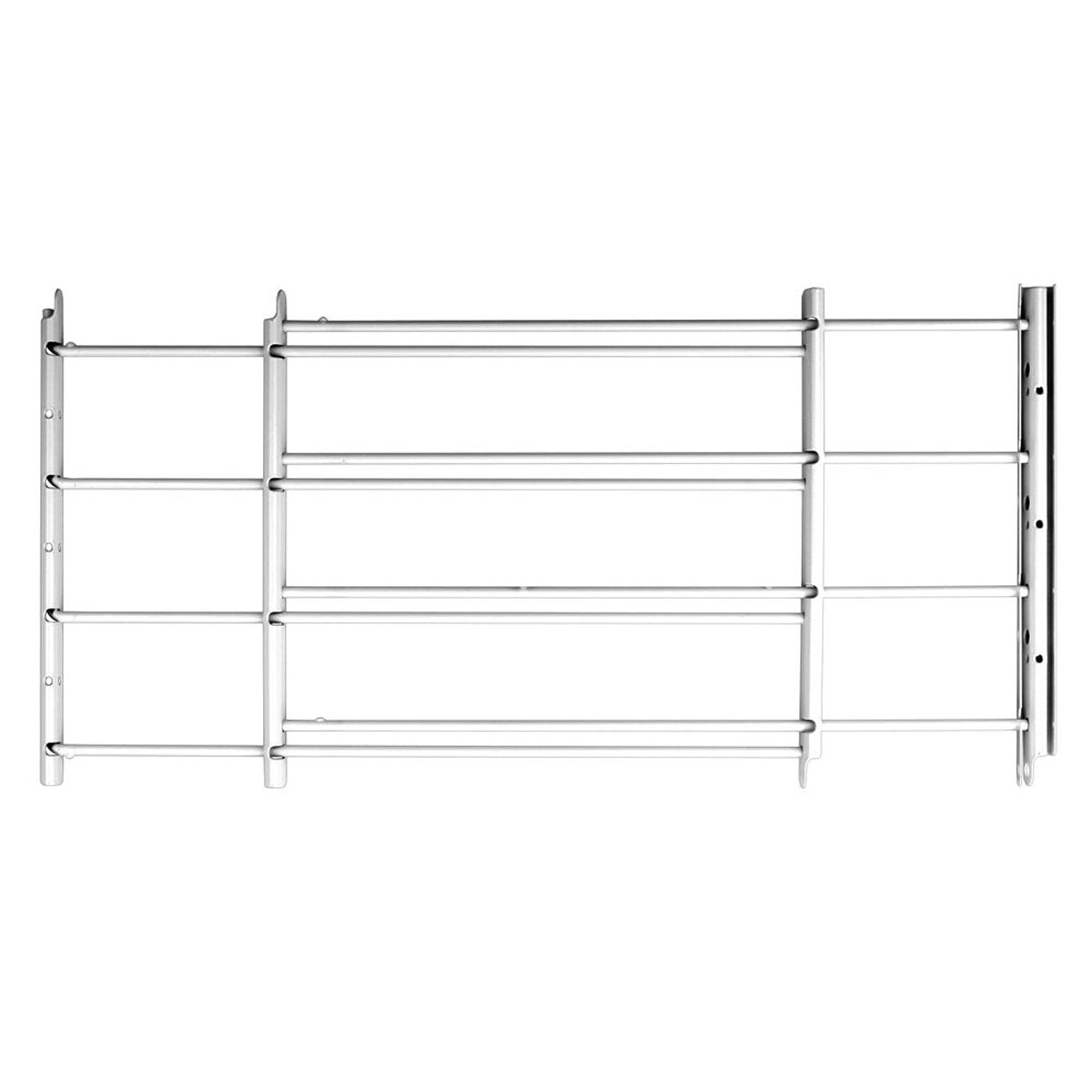 John Sterling 4Bar Basic Fixed Window Guard,14X14-24 Inches White