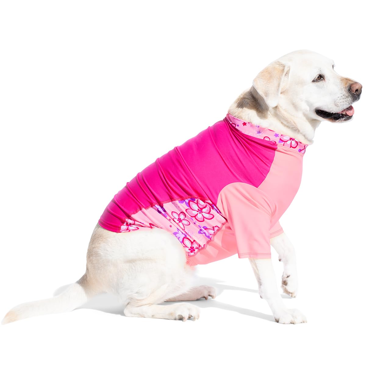 Playapup Dog Sun Shirt, Usa Made (Upf 50+), Cereza, X-Large