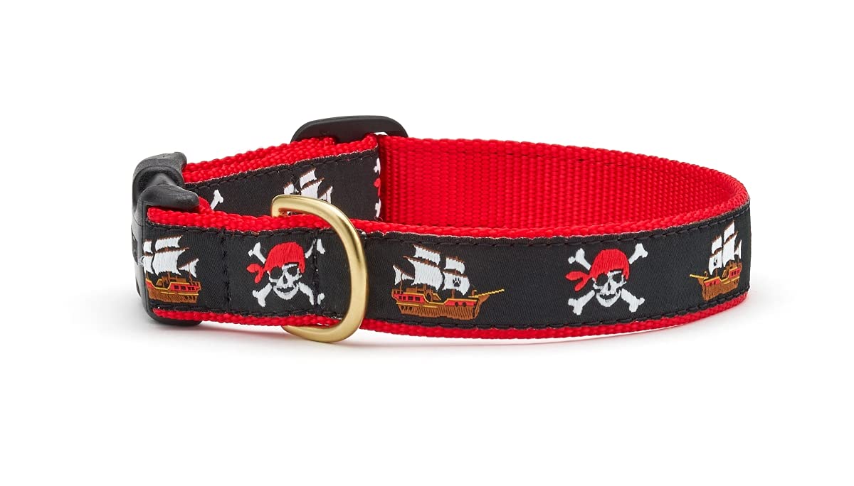 Up Country Dog Collar - Pirate/Medium Wide