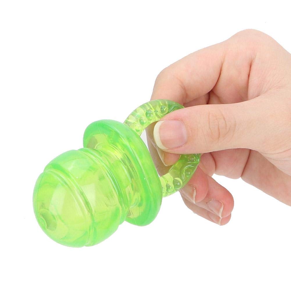5Pcs Pet Chew Toy Nipple Shape Cat Dog Biting Toy Cute Puppy Kitten Molar Toy Dogs Chew Pacifier Toy Set Pet Interactive Chew Toy (Green)