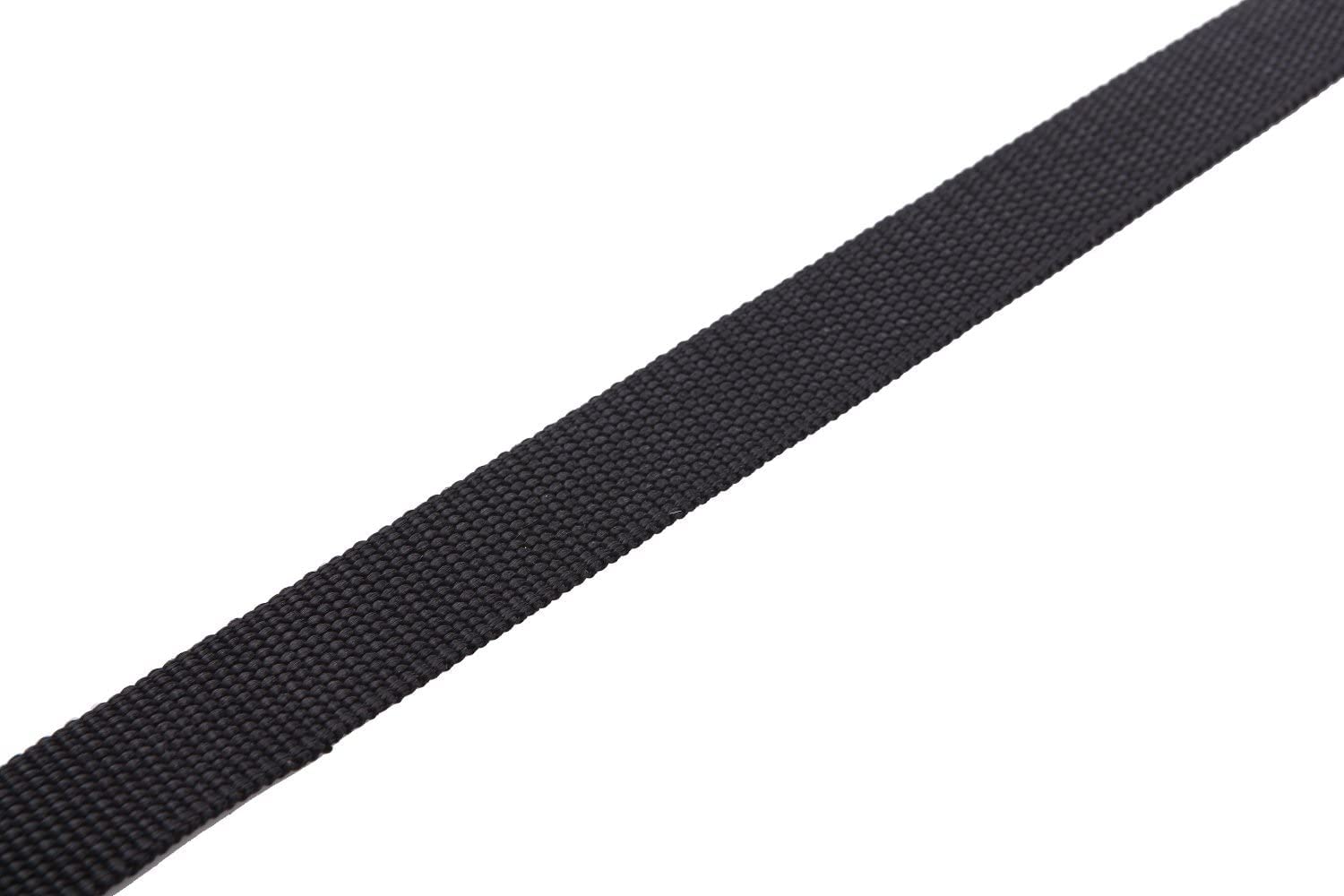 Nylon Dog Leash 8 Feet Long, Walking Training Dog Leashes For Medium Large Dogs(1'' X 8 Ft, Black)