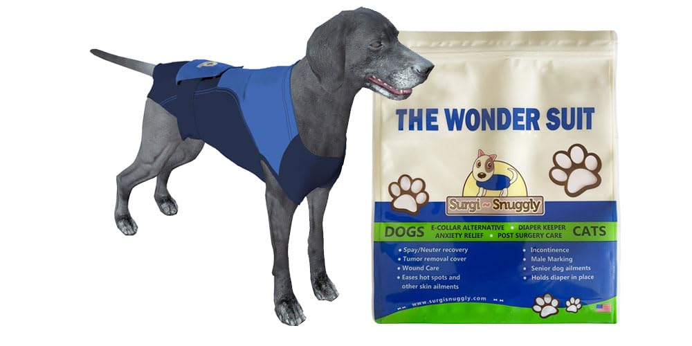 Surgi~Snuggly Disposable Dog Diapers Keeper - for Male and Female Dogs - Wrap Around Legs for Superior Fit - Fits (LS - BB)