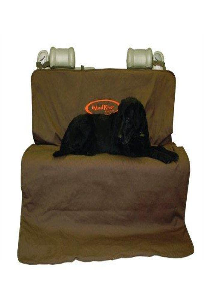 Mudriver Brown Two Barrel Double Seat Cover, Brown, X-Large