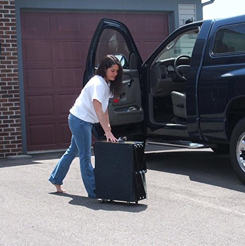 Pet Loader Ultra Light 14.5" 5-Step Platform with Wheels - Durable Aluminum Pet Ramp