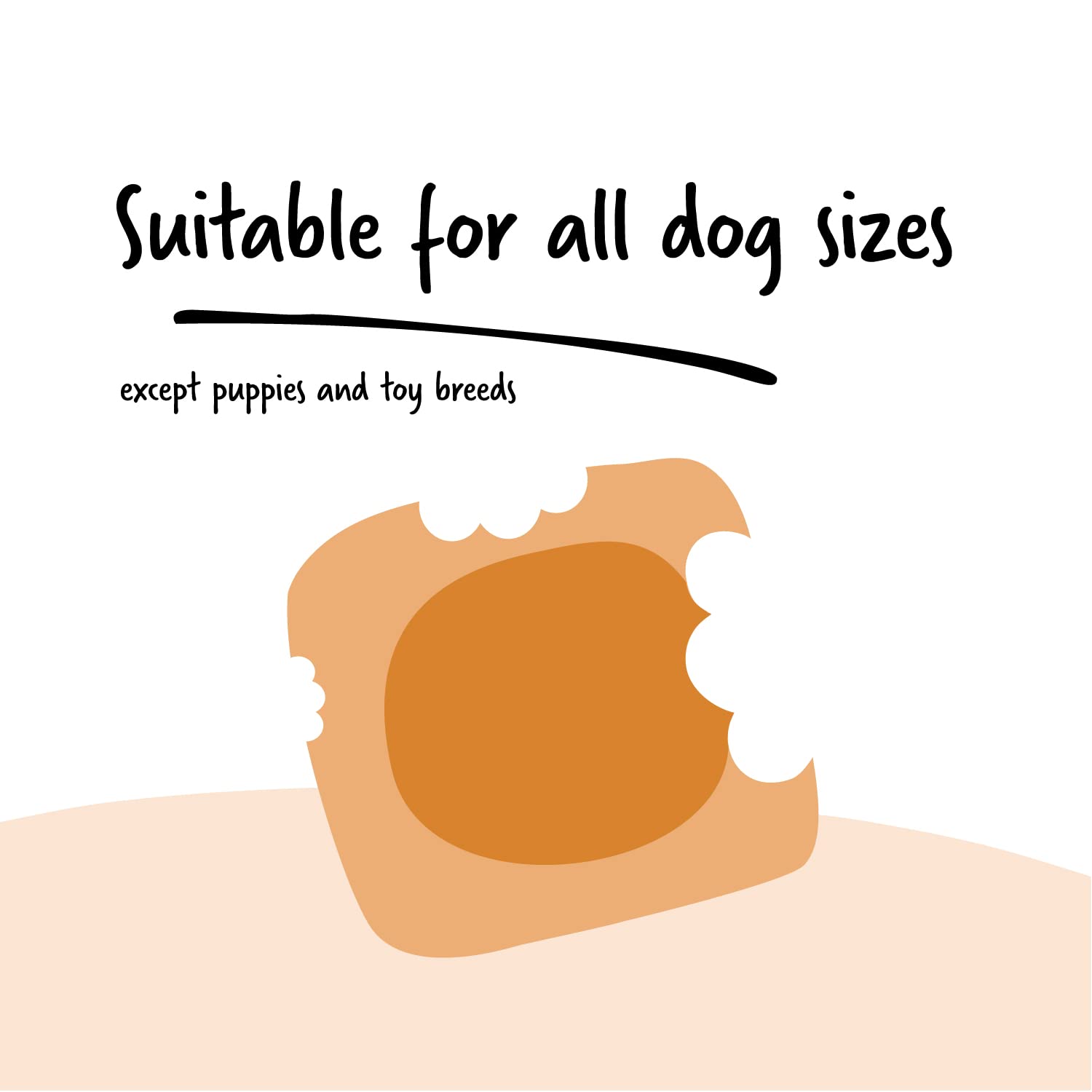Ultra Chewy Peanut Butter Double Treat Bones: Long-Lasting Dog Treats Made in USA for Large and Small Breeds, Highly Digestible,