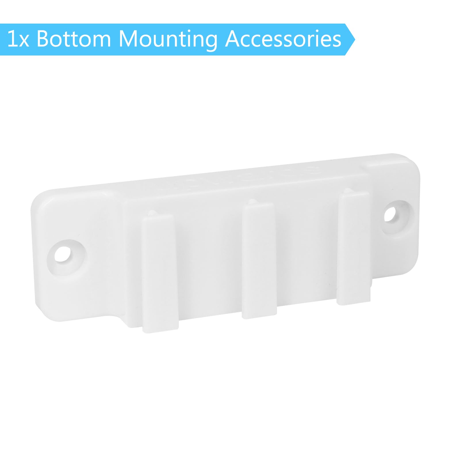 Kiskiz Retractable Baby Gate Replacement Parts Kit (White) Retractable Pet Gate Hardware Full Set Wall Mounting Accessories With Brackets Anchors And Screws Baby Gate Accessories Retractable Dog Gate