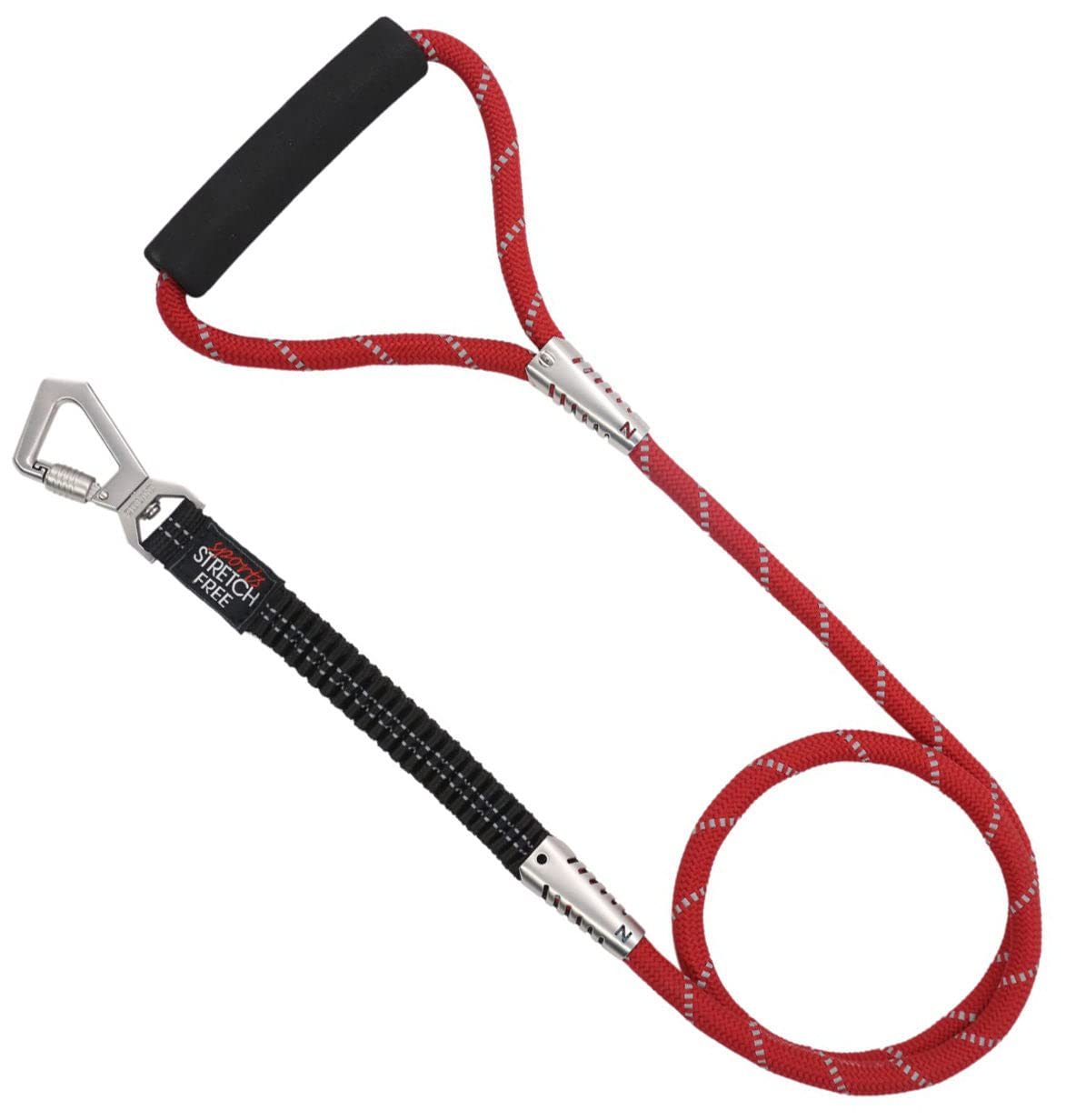 Pet Life ® 'Flexo-Tour' Shock Aborbing And 3M Reflective Dog Leash